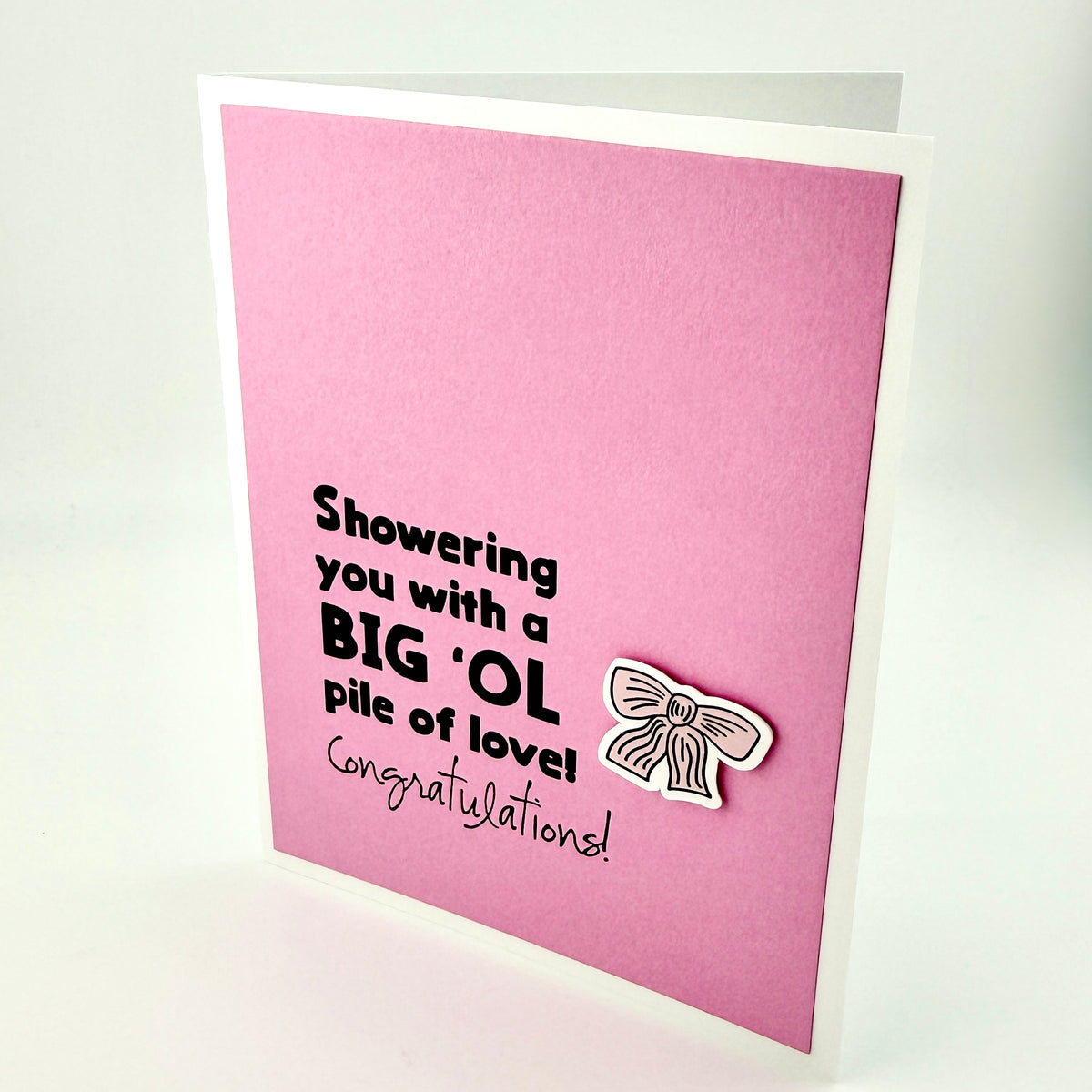 Showering Pile of Love card