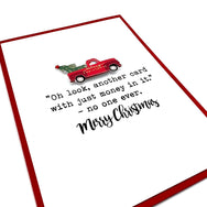 Holiday Just Money Christmas card