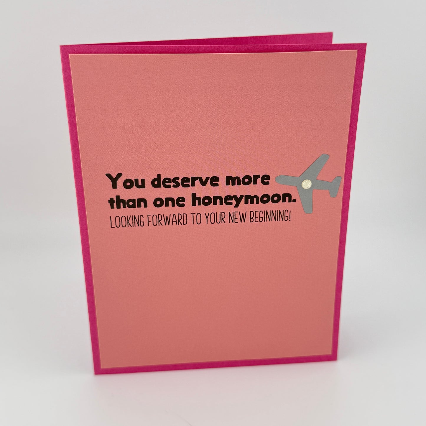 More Than One Honeymoon divorce card