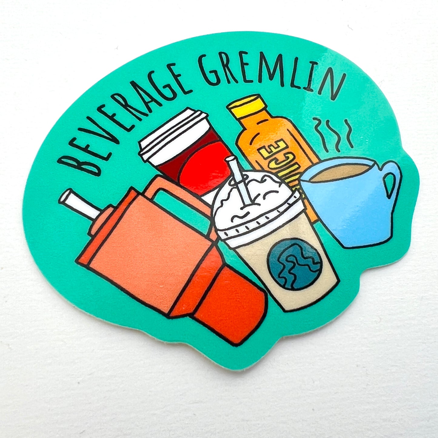 Beverage Gremlin vinyl sticker