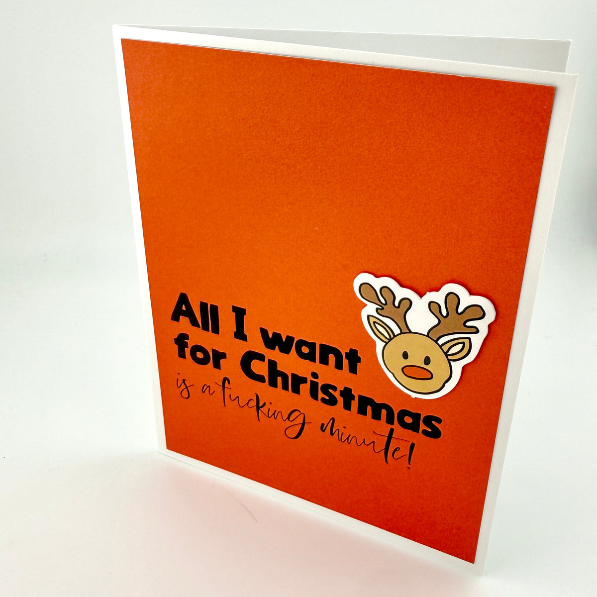 A Fucking Minute Christmas card