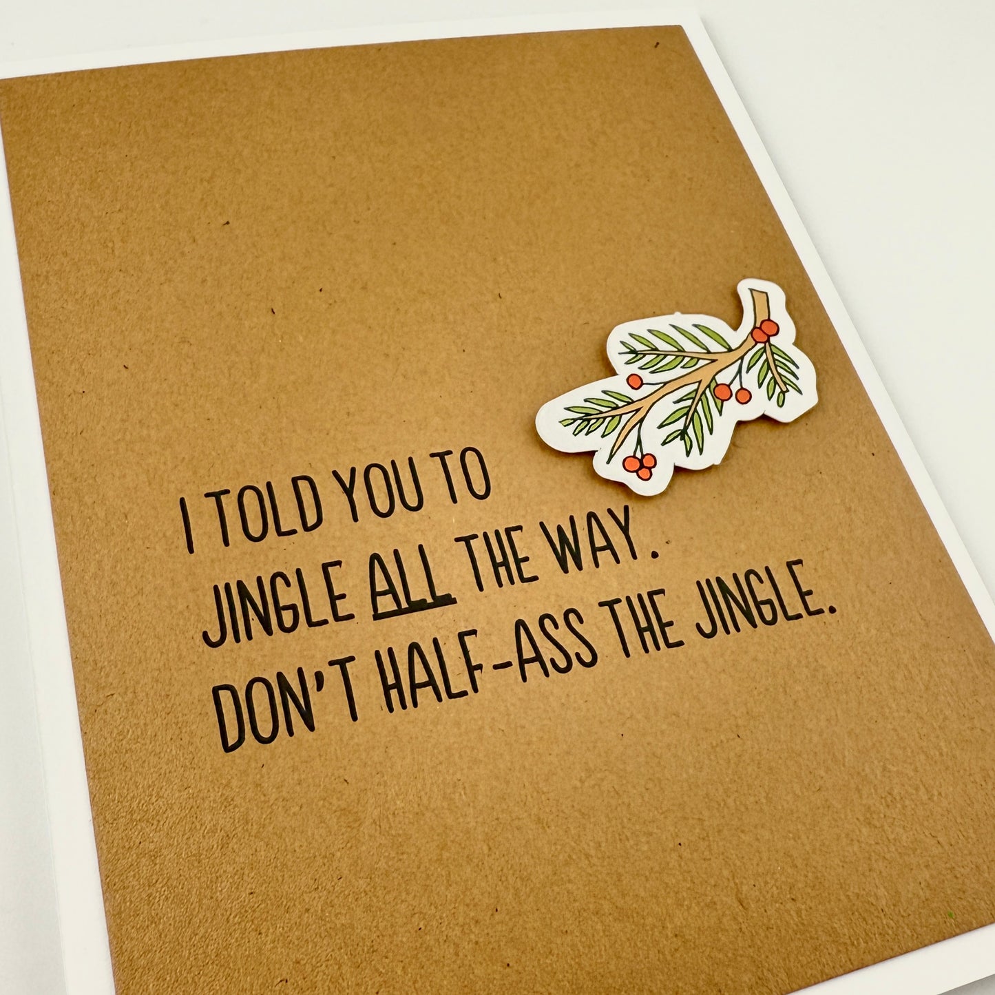 Jingle All the Way holiday card
