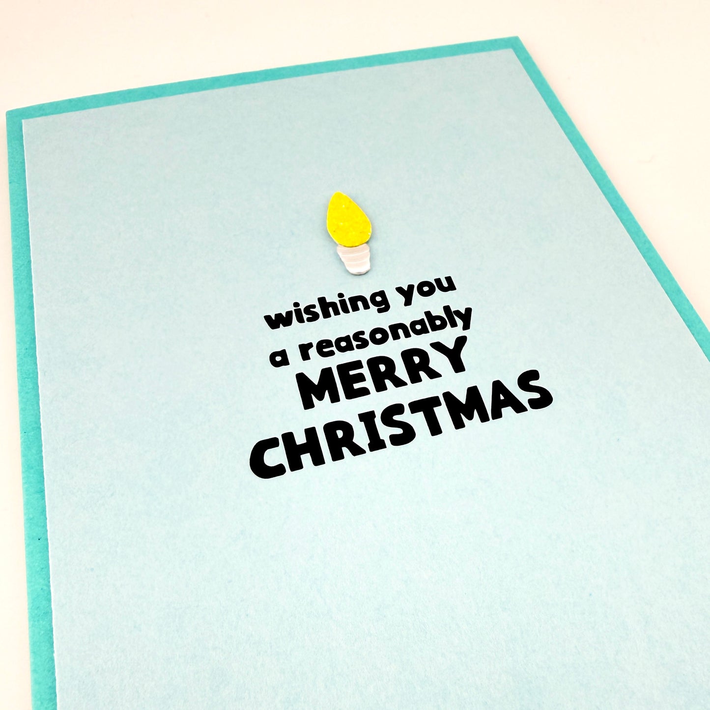 Reasonably Merry Christmas card