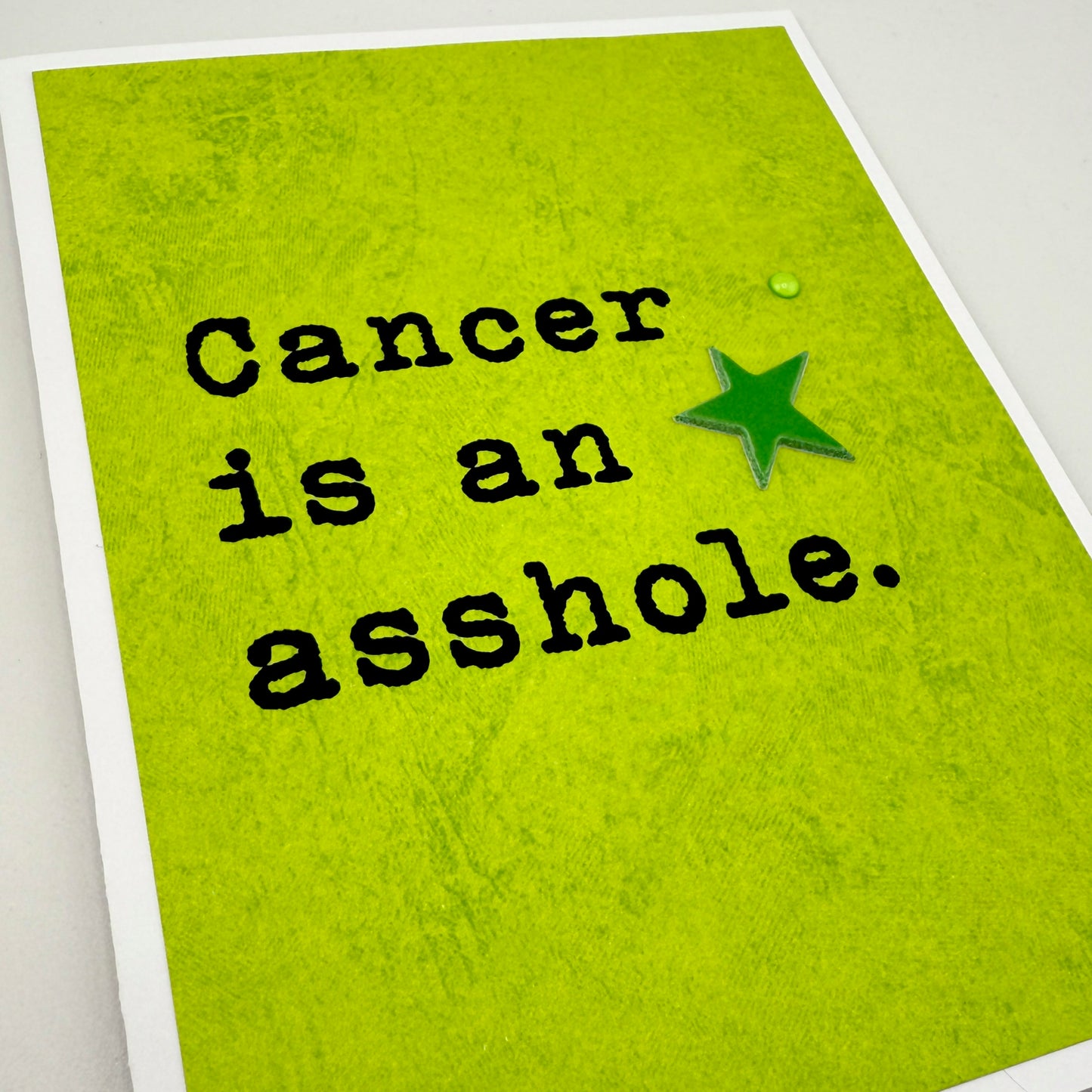 Cancer is an Asshole card
