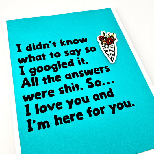 Googled Answers were Shit card