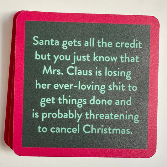 Coaster—Santa Gets Credit