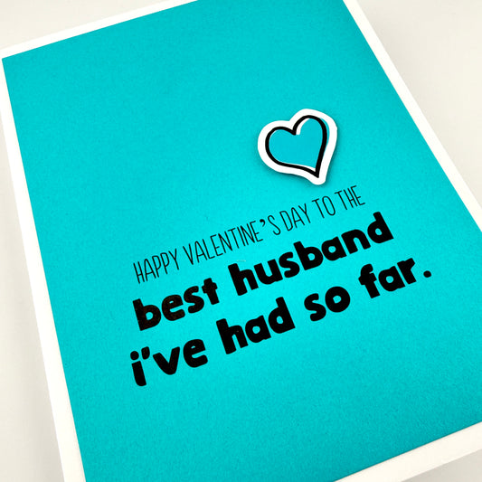 Val Best Husband So Far card