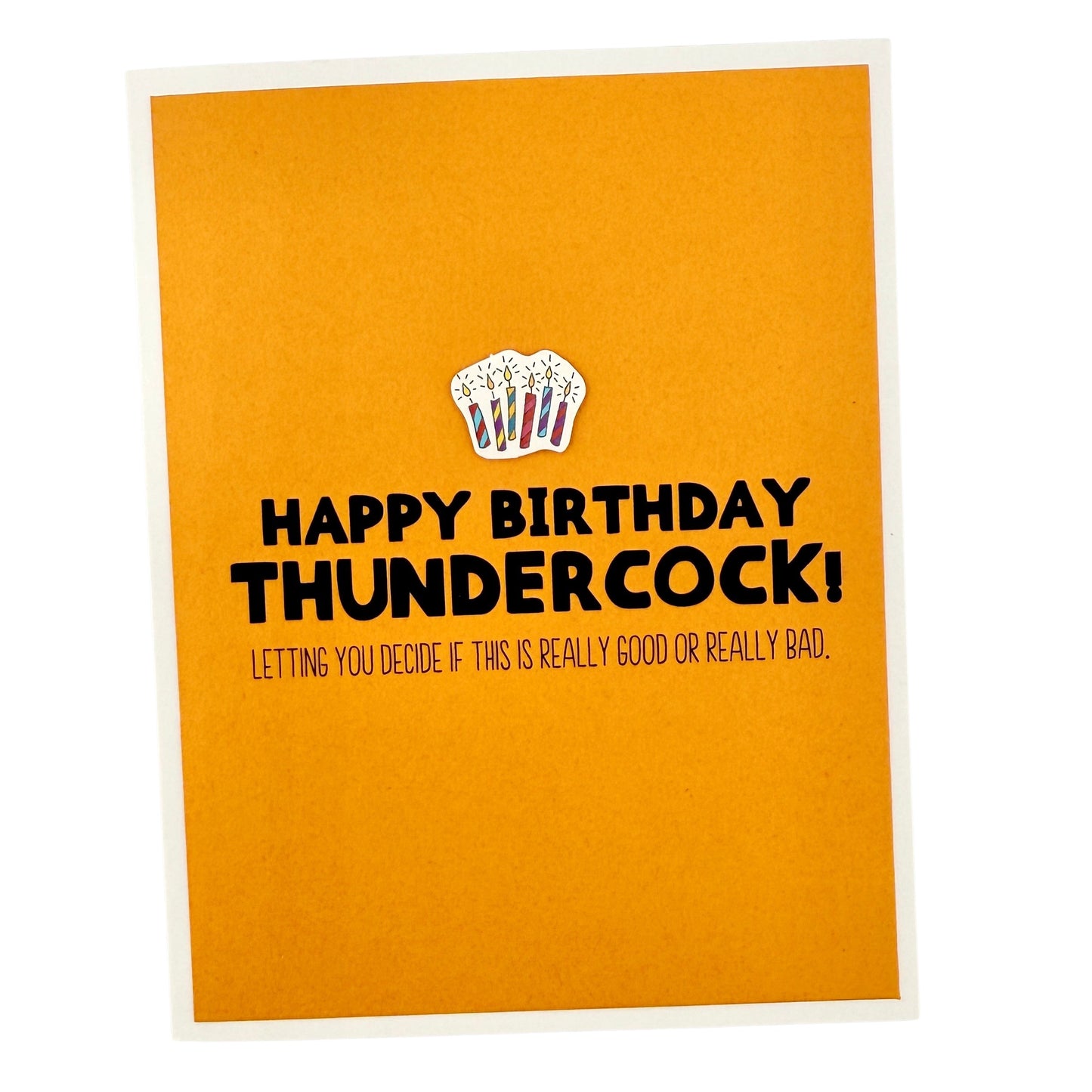 Thundercock Really Good birthday card