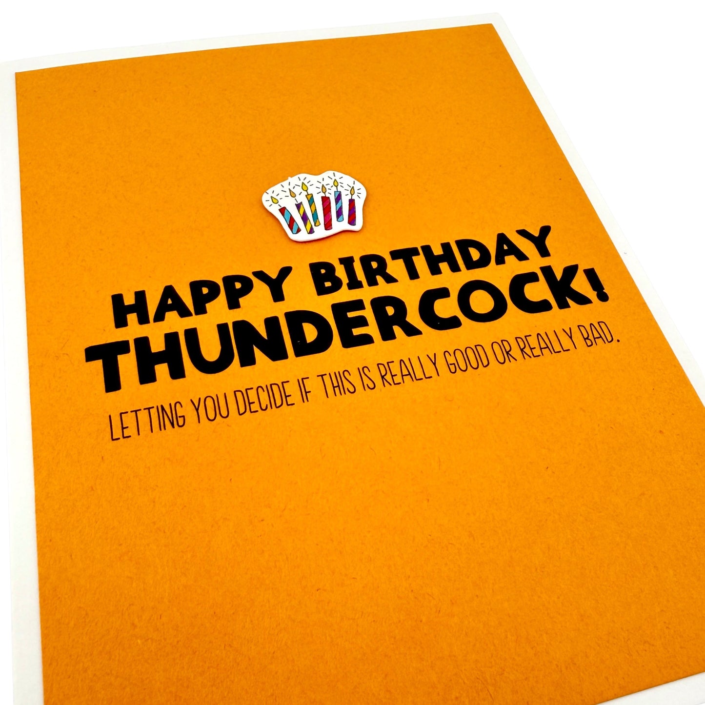 Thundercock Really Good birthday card