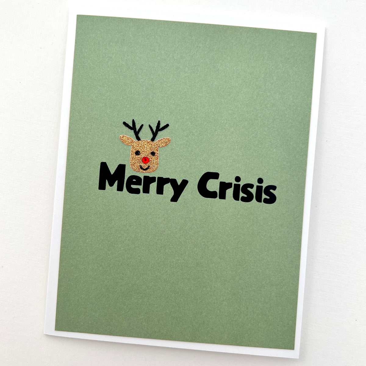 Holiday Merry Crisis card