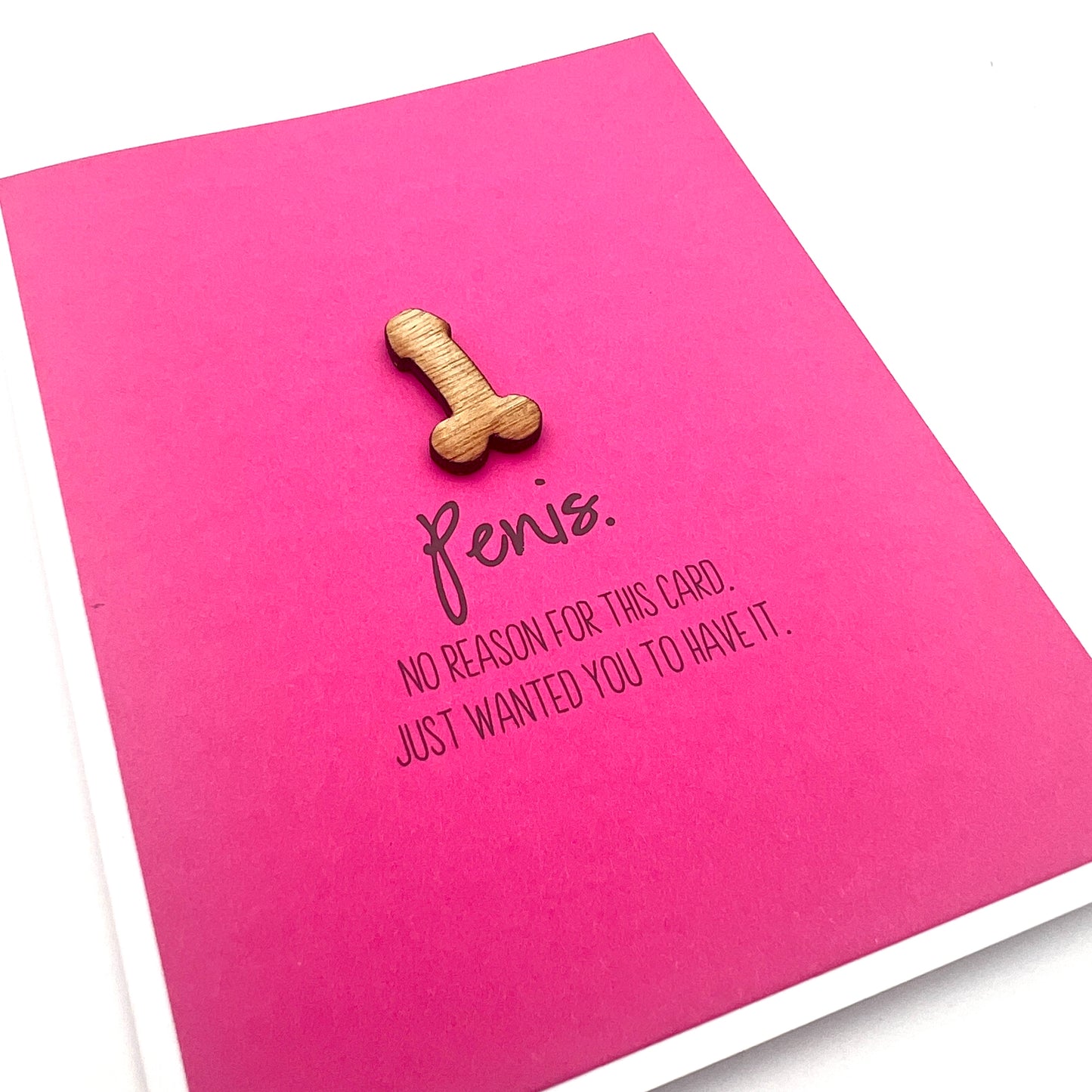 Penis No Reason card