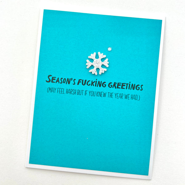Holiday Season’s Fucking Greetings card