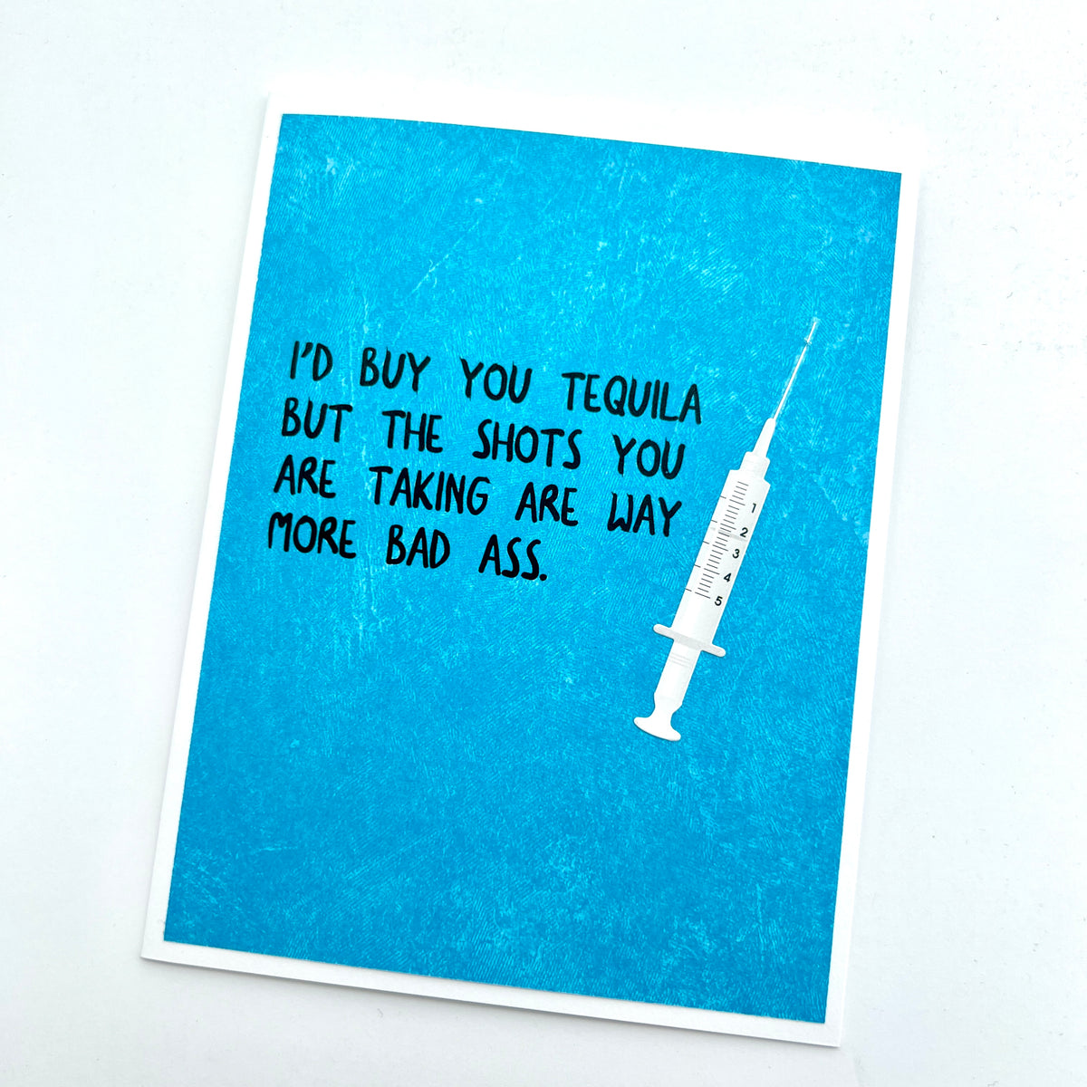 Baby Infertility Bad Ass Shots IVF card