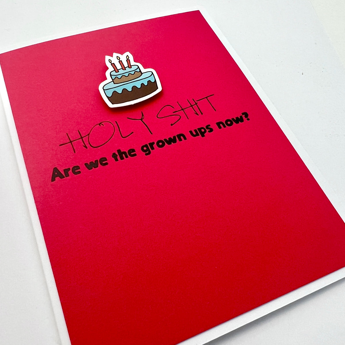 Birthday Are We The Grown Ups card