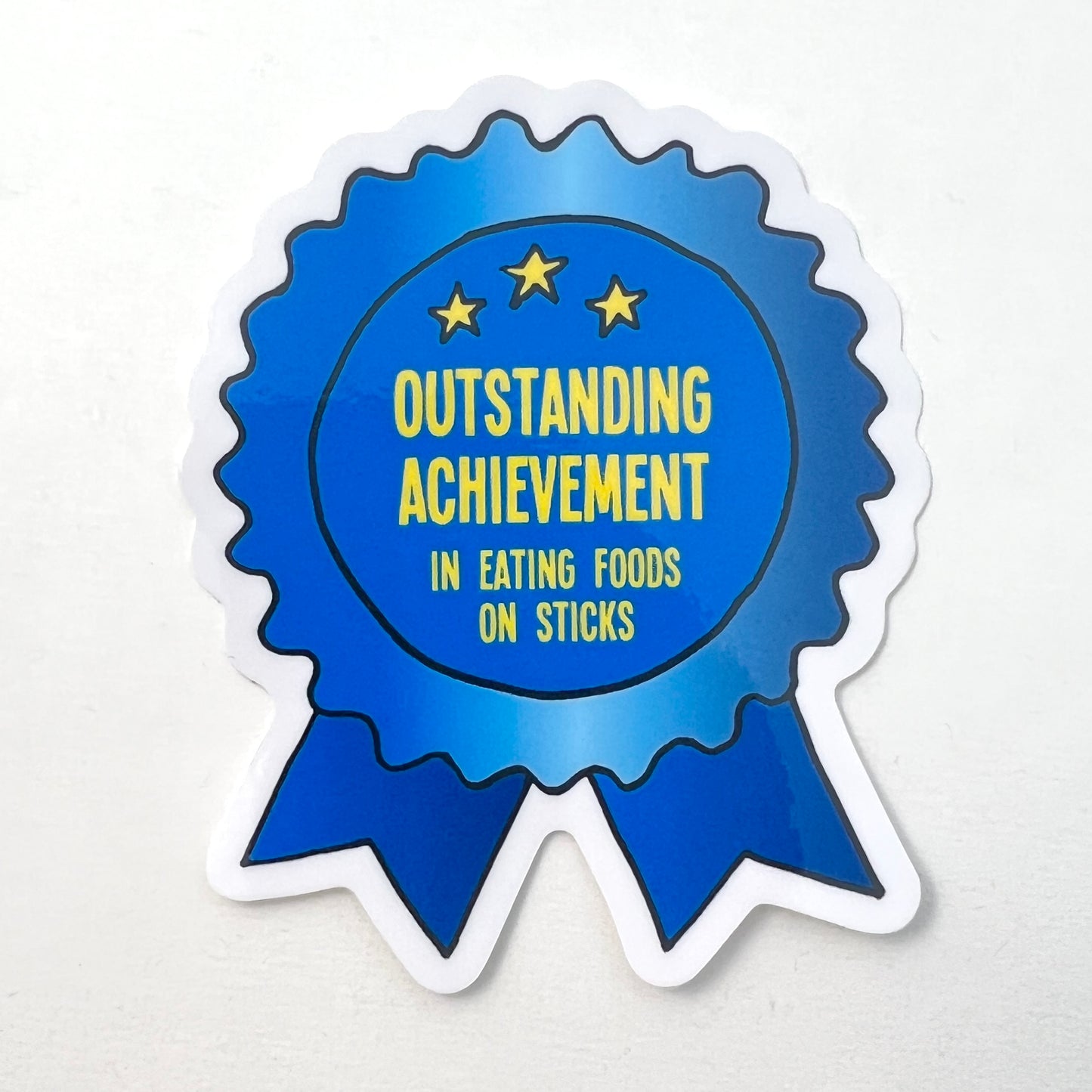 Outstanding Achievement in Eating fair vinyl sticker