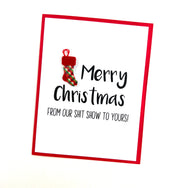 Holiday From Our Shit Show card