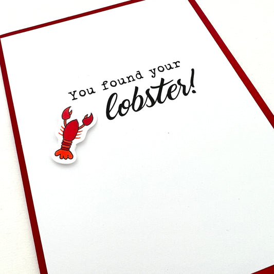 You Found Your Lobster “Friends” card