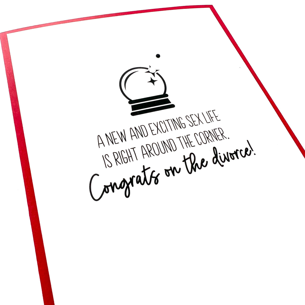 Divorce New and Exciting Sex Life card