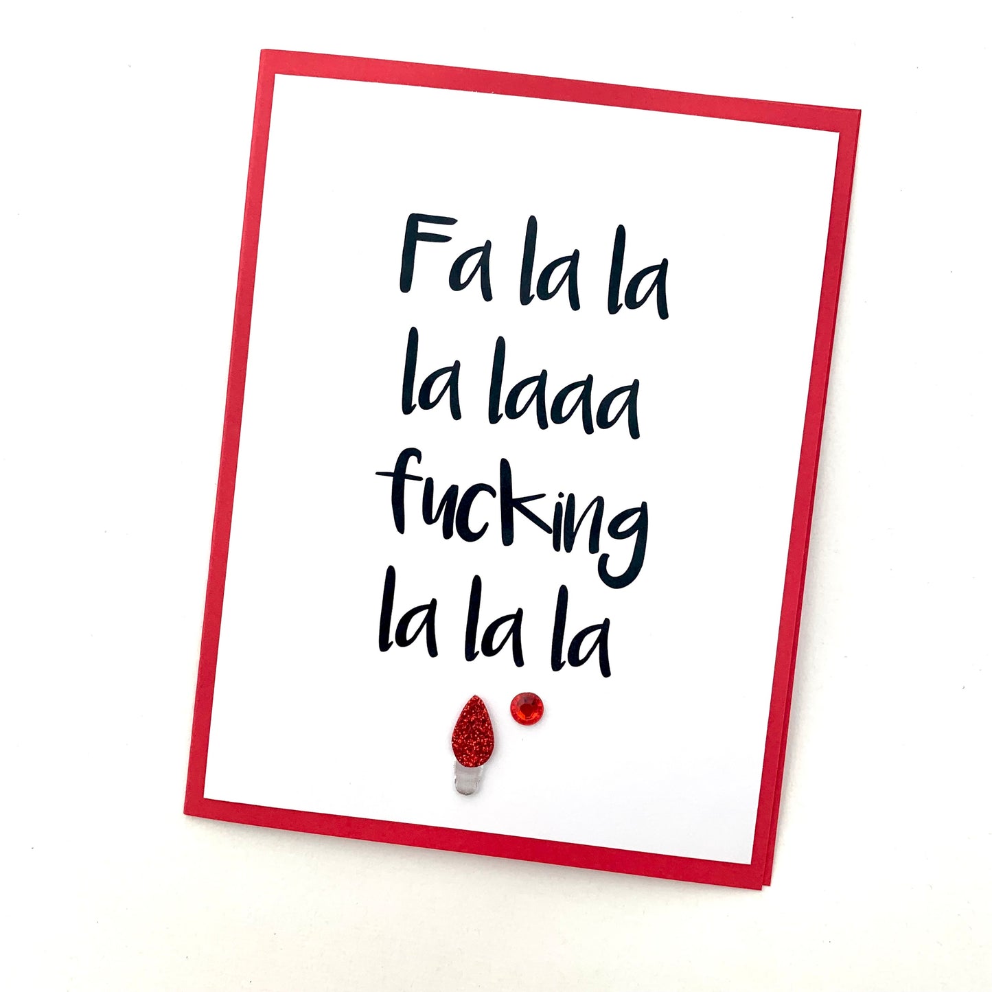 Fa La La Fucking La holiday card