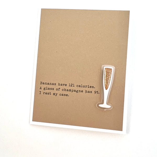Fun Banana and Champagne Calories