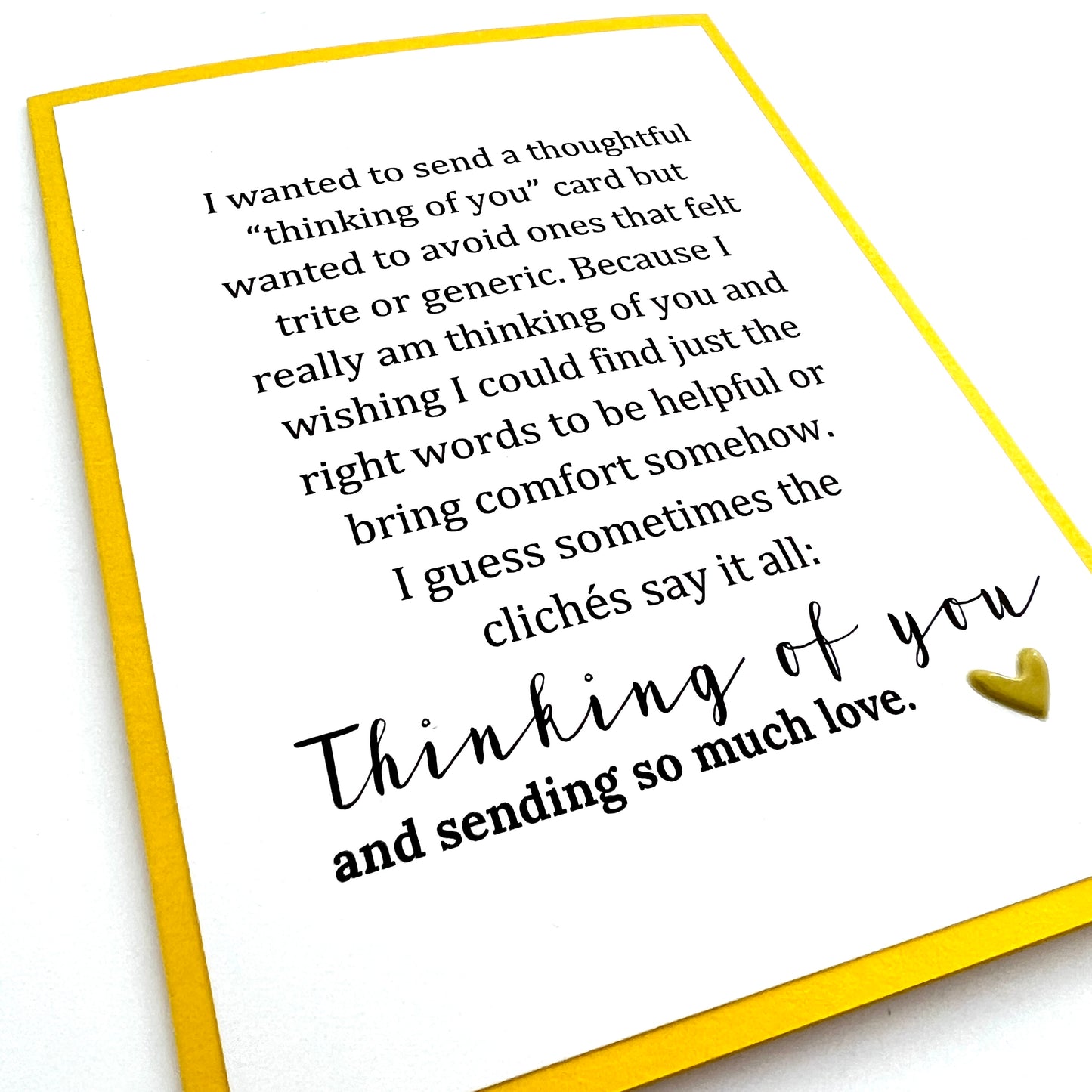 Cliche Thinking of You card
