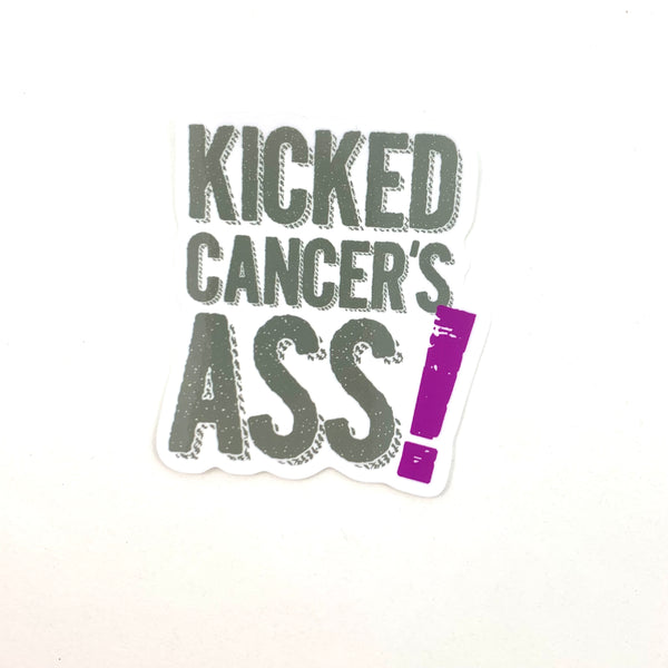 Vinyl Sticker Kicked Cancer’s Ass