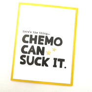 Get Well Chemo Can Suck It cancer card