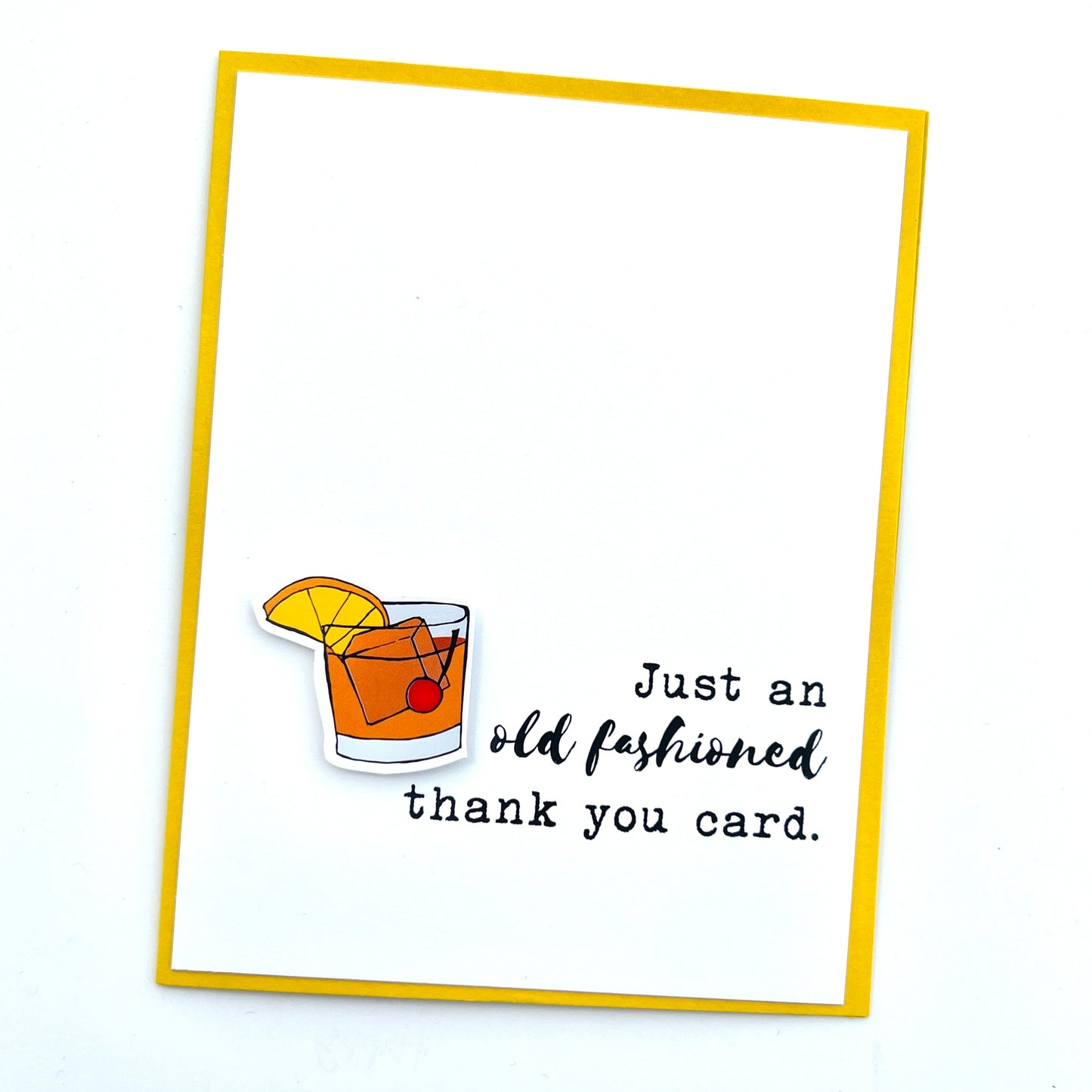 Old Fashioned Thank You card