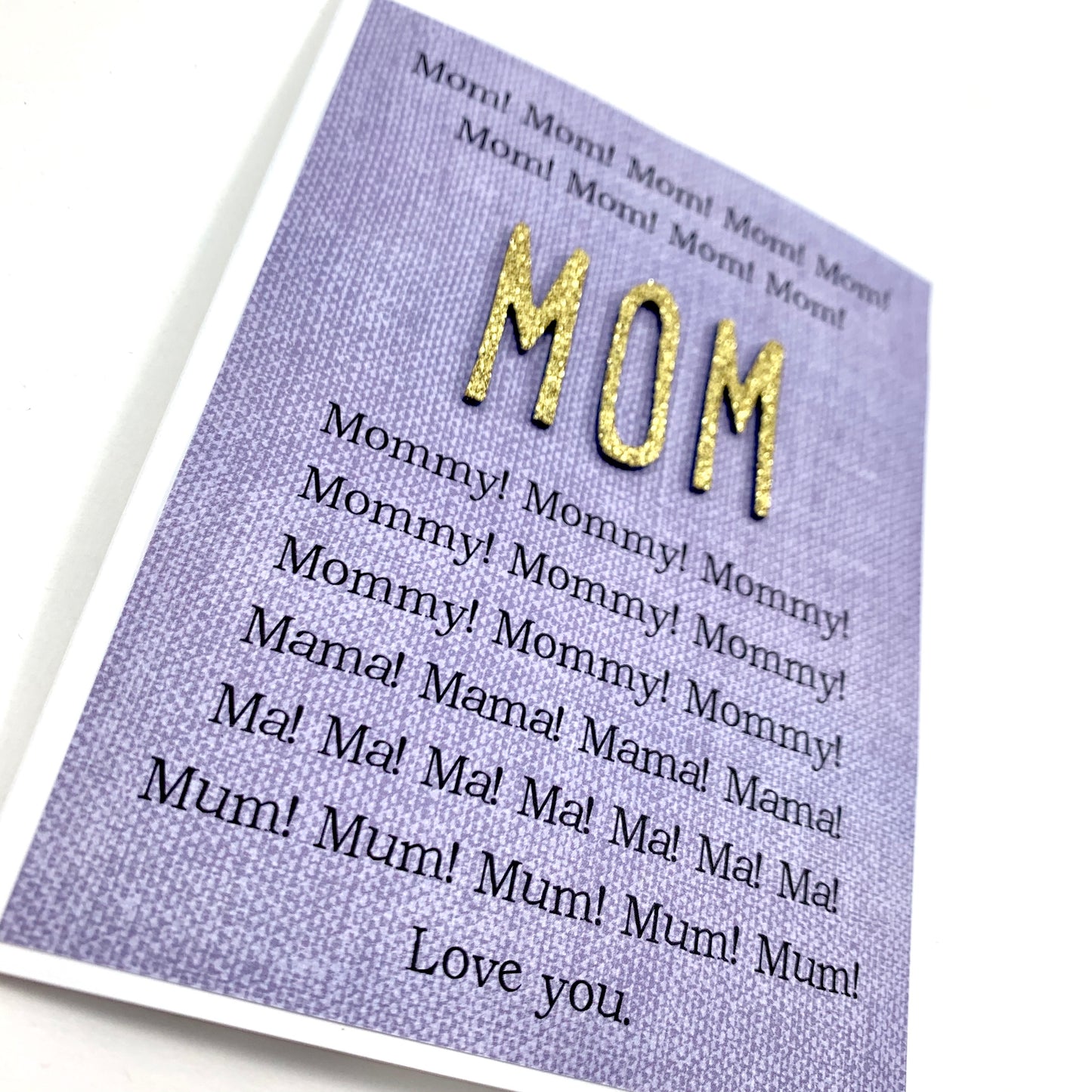 Mother's Day Mom Mom Mom card
