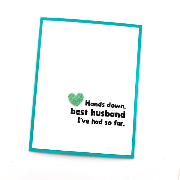 Anniversary Best Husband So Far card