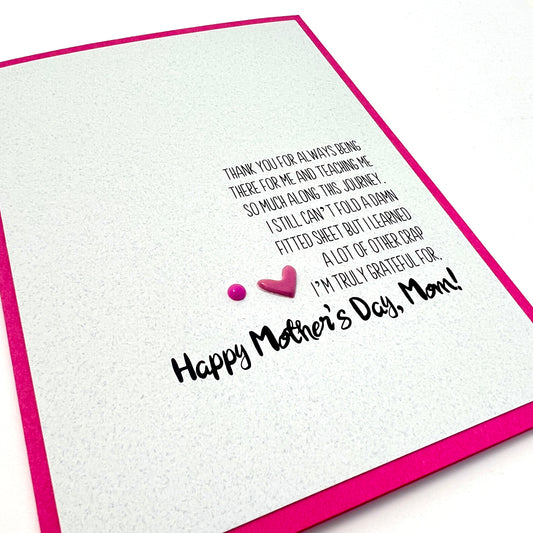 Mother’s Day Can’t Fold Fitted Sheet card