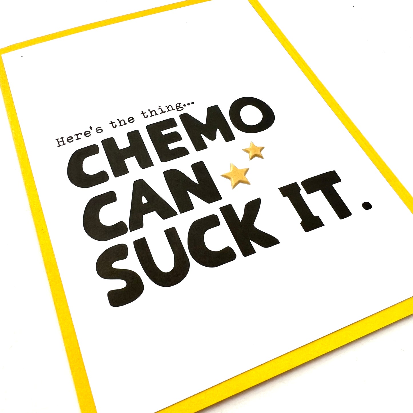 Chemo Can Suck It cancer card