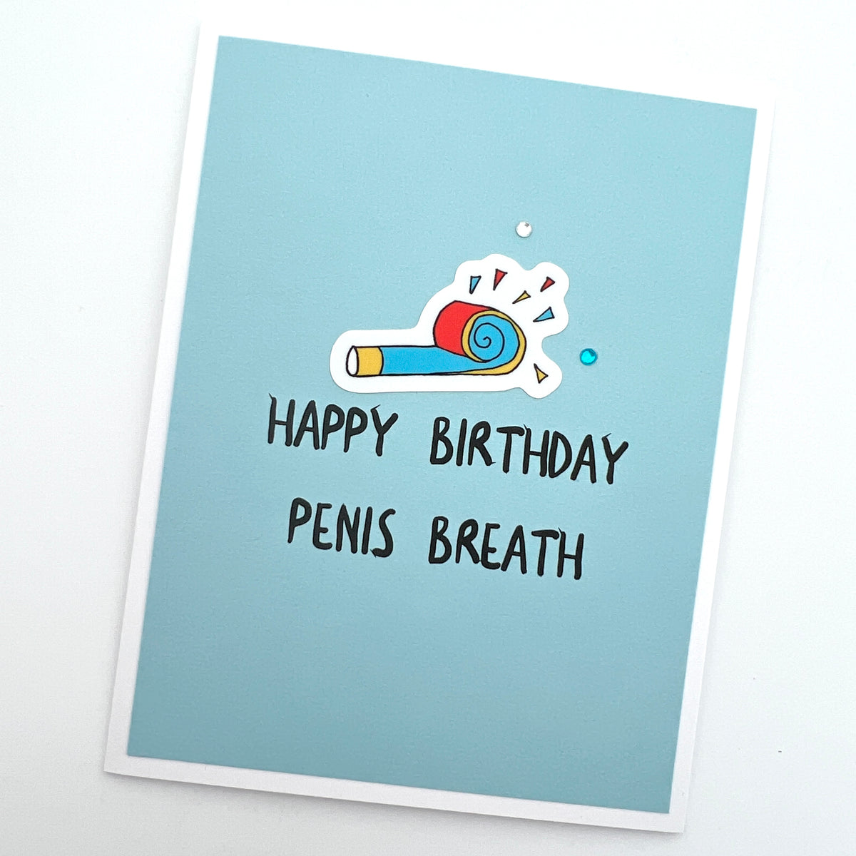 Birthday Penis Breath card