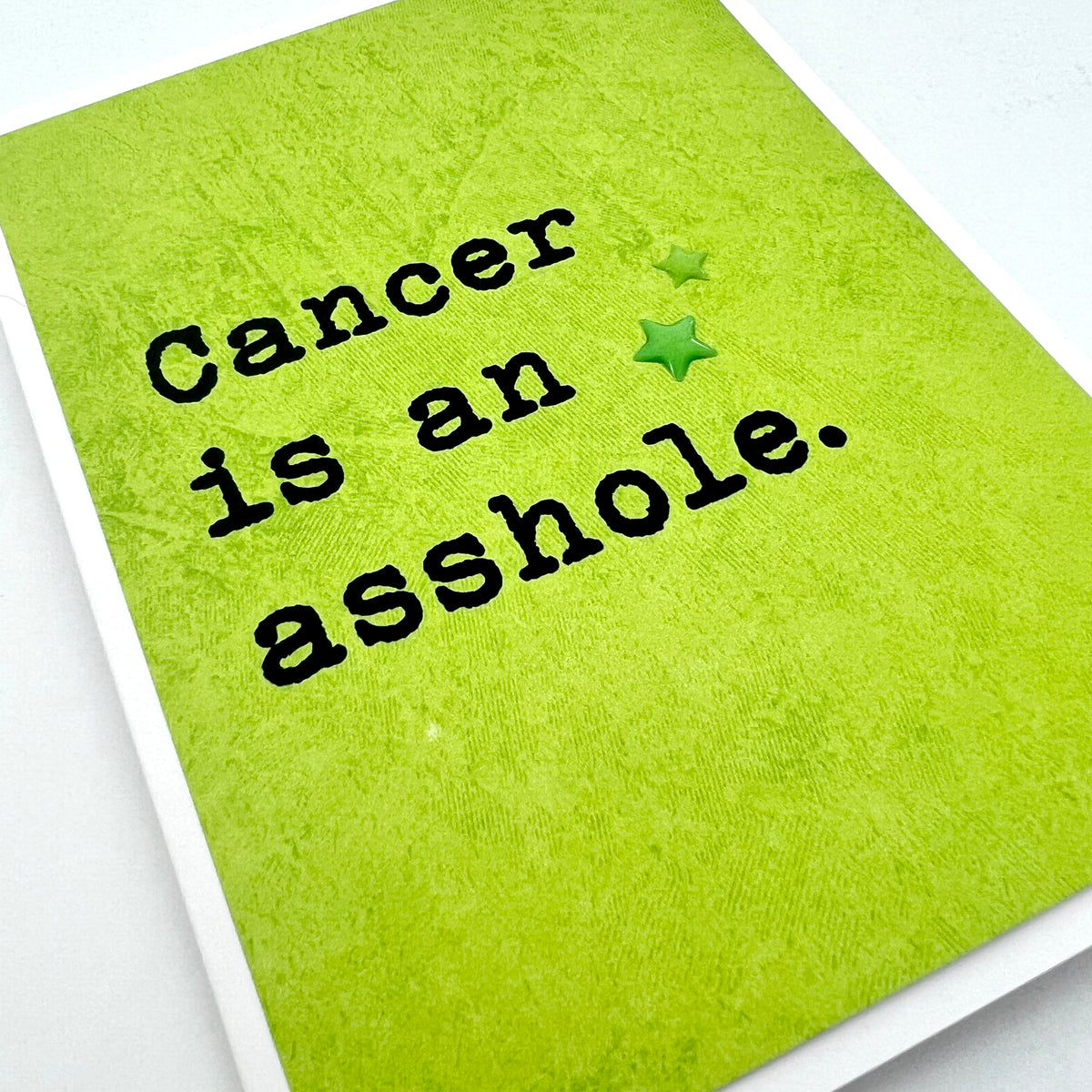 Cancer is an Asshole card