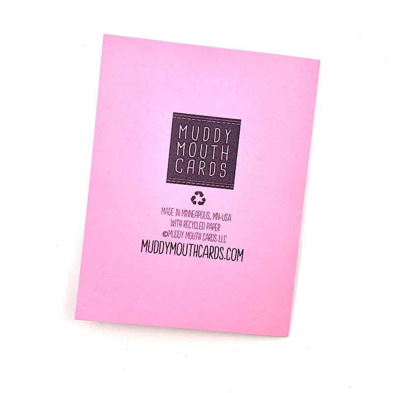 Cancer Dear Cancer Go Fuck Yourself Pink card