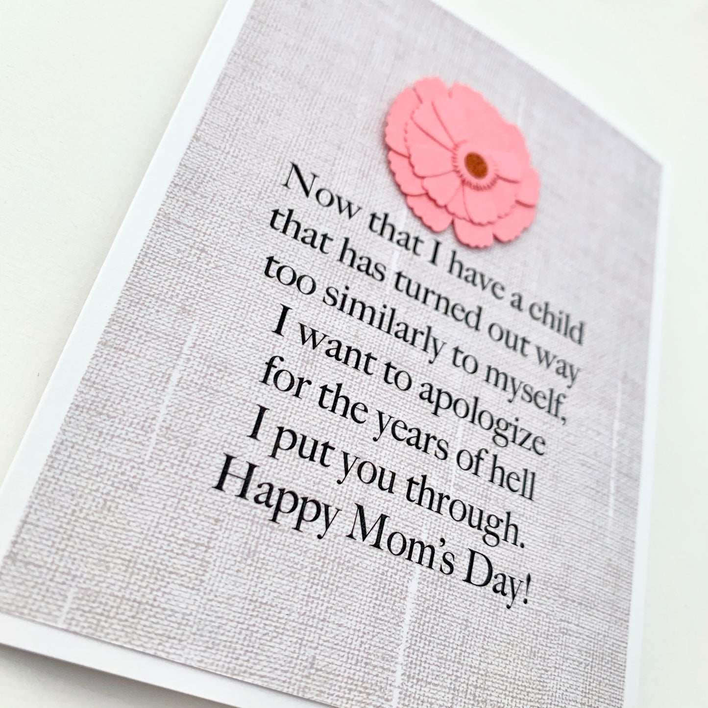 Mother’s Day Apologize for Years of Hell card