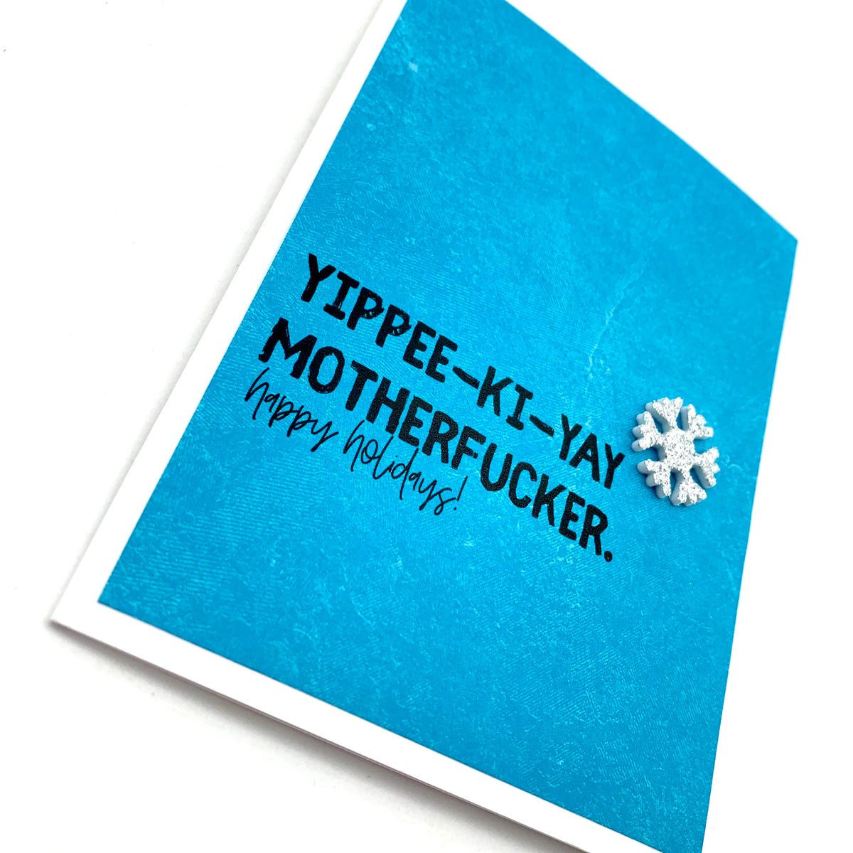 Holiday Yippee Ki Yay Motherfucker (Die Hard) card