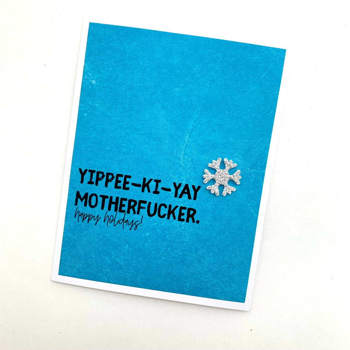 Holiday Yippee Ki Yay Motherfucker (Die Hard) card